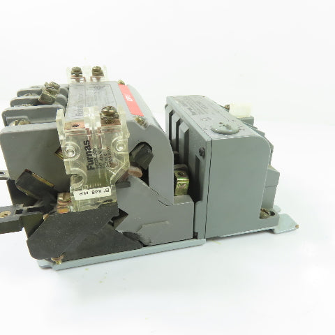 Furnas 14DS32A 600VAC 27A Motor Starter w/48ASD3M20 Overload Relay 120V Coil