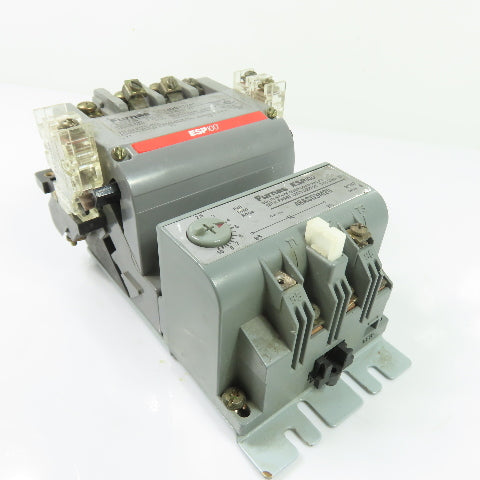 Furnas 14DS32A 600VAC 27A Motor Starter w/48ASD3M20 Overload Relay 120V Coil