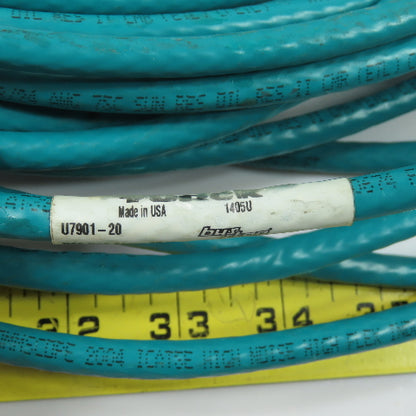 Turck U7901-20 RSS RSS 841-20M M12 Male to Male Shielded Ethernet Cordset 20M
