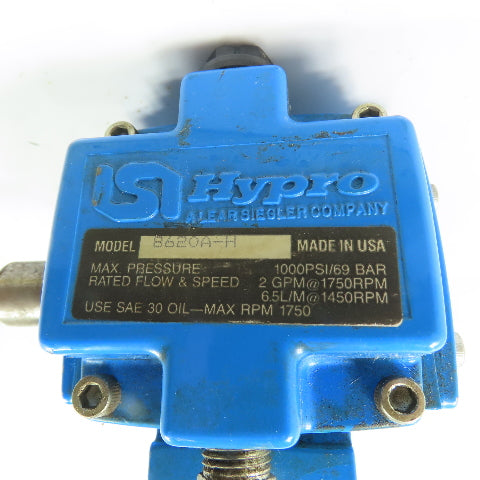 Hypro B620A-H Hydraulic Pump 1000PSI 2GPM @ 1750RPM