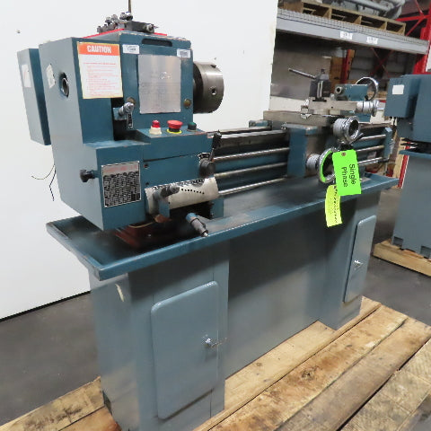 Enco 110-2034 12" x 36" Gap Bed Bench Engine Lathe 1-1/2Hp 110/120-230V 1Ph