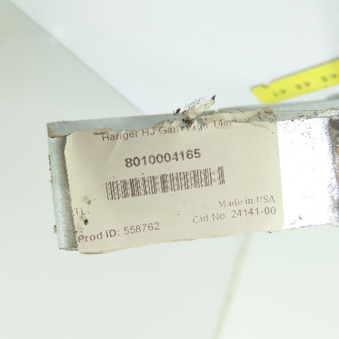 Nordfab 8010004165 Duct Hanger 14" Galvanized Steel 14ga.