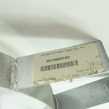 Nordfab 8010004163 Duct Hanger 12" Galvanized Steel 14ga.