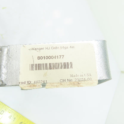 8010004177 Duct Hanger 4" Galvanized Steel 14ga.