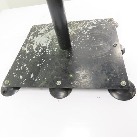 Pedestal Floor Stand Base Equipment Suction Mount 29-3/4" Tall