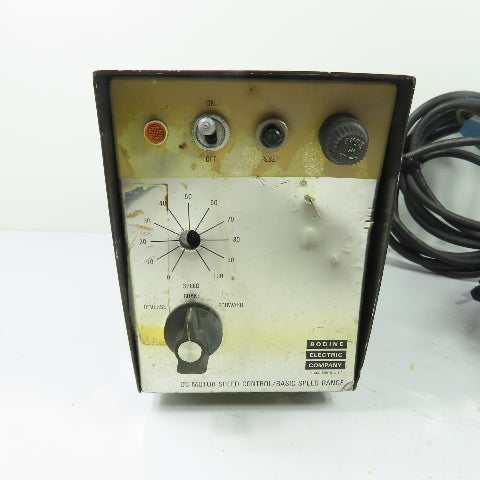 Bodine Series 400 DC Electric Motor W/ Speed Control Drive Unit