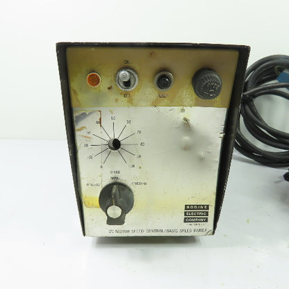 Bodine Series 400 DC Electric Motor W/ Speed Control Drive Unit