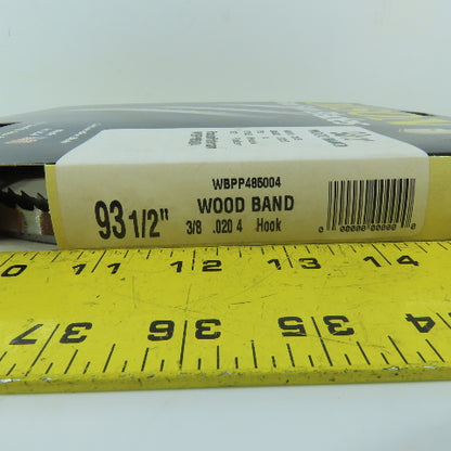 Olson WBPP485004 93-1/2" Wood Band Saw Blade 3/8" .020 4TPI