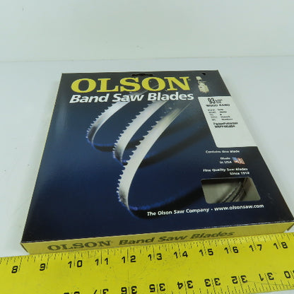 Olson WBPP485004 93-1/2" Wood Band Saw Blade 3/8" .020 4TPI