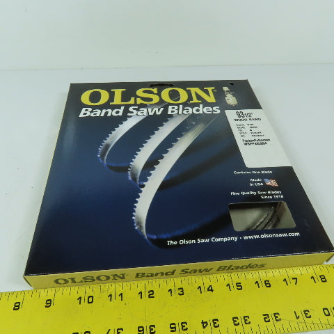 Olson WBPP485004 93-1/2" Wood Band Saw Blade 3/8" .020 4TPI