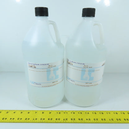 LabChem LC242704 N/A Sodium Hydroxide 0.1N (0.1M) Size 4L Lot Of 2