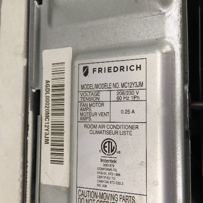 Friedrich MC12Y3JM Ceiling Cassette Minisplit Indoor Air Conditioner 208/230V