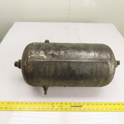 8 Gallon Horizontal Compressed Air Receiver Storage Tank 125PSI