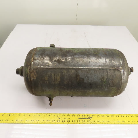8 Gallon Horizontal Compressed Air Receiver Storage Tank 125PSI