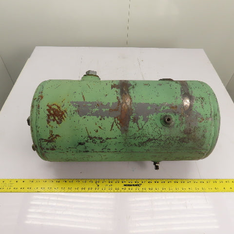 15 Gallon Horizontal Compressed Air Receiver Storage Tank 125PSI