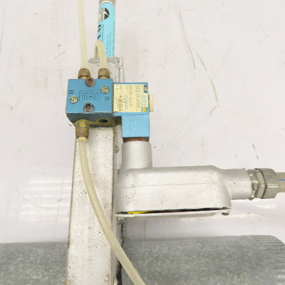 6" Pneumatic Blast Gate Damper Duct Assembly 120V Solenoid