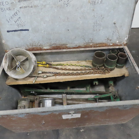 Greenlee Model 640 115V 300RPM Cable Puller Tugger W/ Jobsite Storage Box