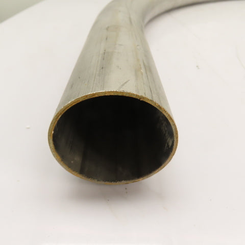 2-1/2" OD Stainless Steel 90° Elbow Exhaust Tube Conduit