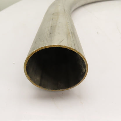 2-1/2" OD Stainless Steel 90° Elbow Exhaust Tube Conduit