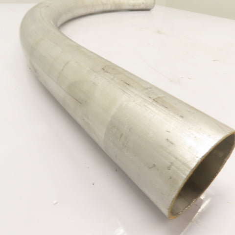 2-1/2" OD Stainless Steel 90° Elbow Exhaust Tube Conduit