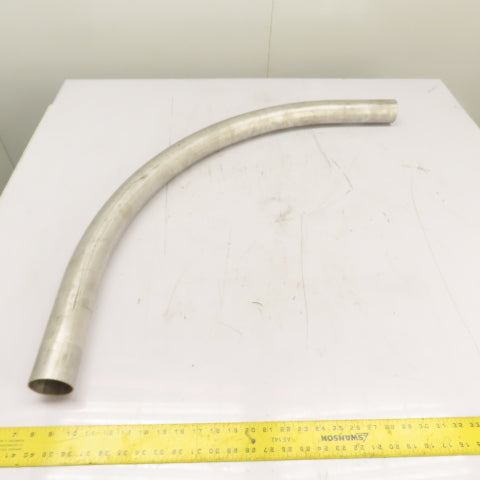 2-1/2" OD Stainless Steel 90° Elbow Exhaust Tube Conduit