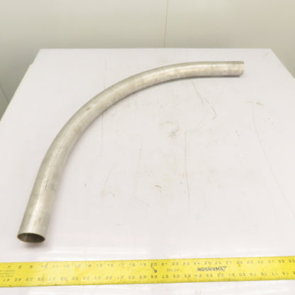 2-1/2" OD Stainless Steel 90° Elbow Exhaust Tube Conduit