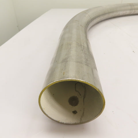 2-1/2" OD Stainless Steel 90° Elbow Exhaust Tube Conduit