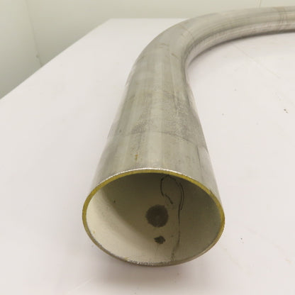 2-1/2" OD Stainless Steel 90° Elbow Exhaust Tube Conduit