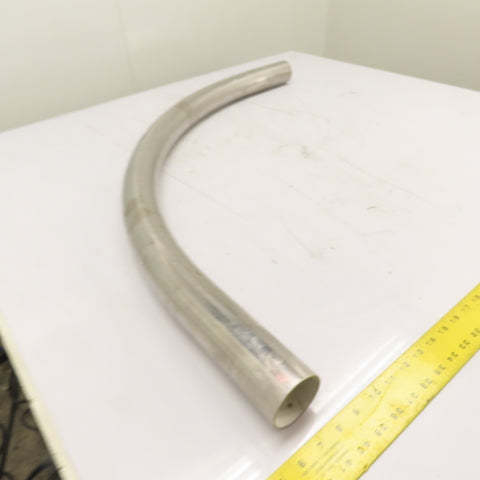 2-1/2" OD Stainless Steel 90° Elbow Exhaust Tube Conduit