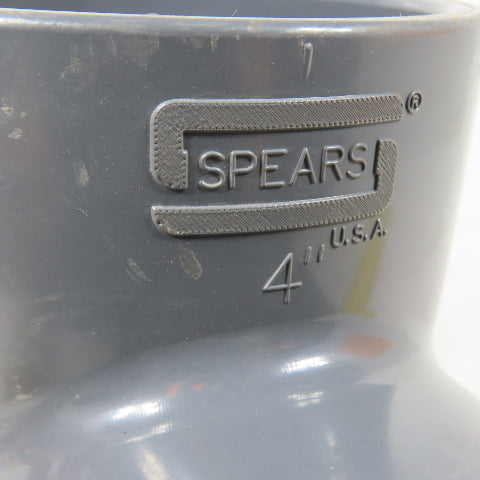 Spears 801-040 4" Schedule 80 PVC Tee Fitting