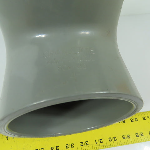 Charlotte Pipe 801-040 4" Schedule 80 CPVC Tee Pipe Fitting