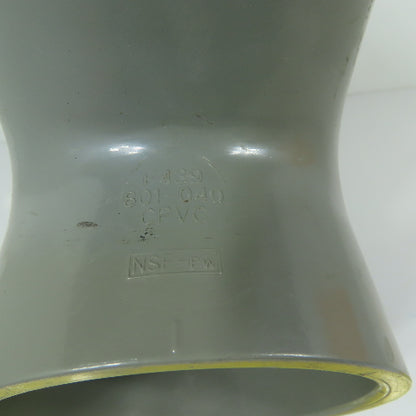 Charlotte Pipe 801-040 4" Schedule 80 CPVC Tee Pipe Fitting