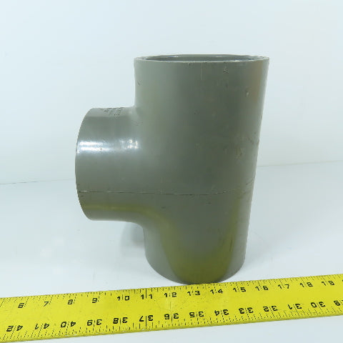 Charlotte Pipe 801-040 4" Schedule 80 CPVC Tee Pipe Fitting