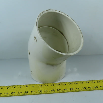 Spears 417 060 6" Schedule 40 45 Degree PVC Elbow Pipe Fitting