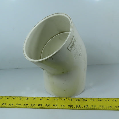 Spears 417 060 6" Schedule 40 45 Degree PVC Elbow Pipe Fitting