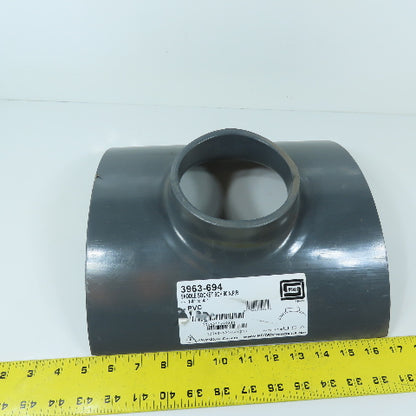 Spears 3963-694 14 x 4 Inch Schedule 80 PVC Saddle Socket Fitting