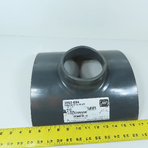 Spears 3963-694 14 x 4 Inch Schedule 80 PVC Saddle Socket Fitting