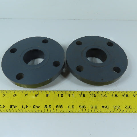 GSR 02467 2" Schedule 80 PVC Pipe Flange Fittings Lot of 2
