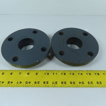 GSR 02467 2" Schedule 80 PVC Pipe Flange Fittings Lot of 2