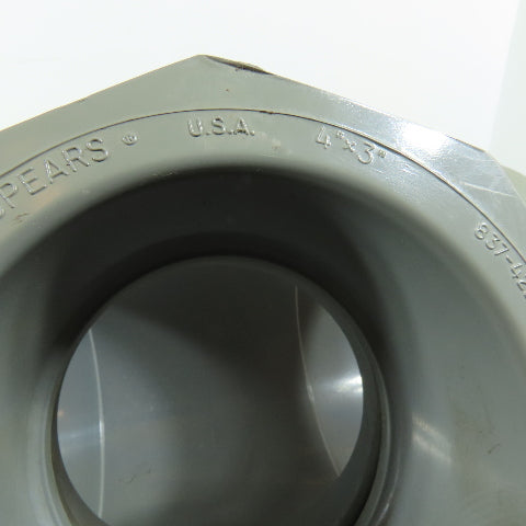 Spears 801-532C 6 x 6 x 3 Inch Schedule 80 CPVC Reducing Tee Fitting