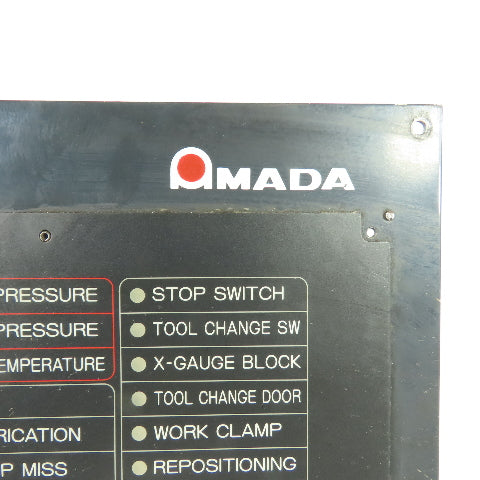 Amada A98L-0001-0634#B A02B-0084-C183 CNC Turret Punch Operator Control Panel