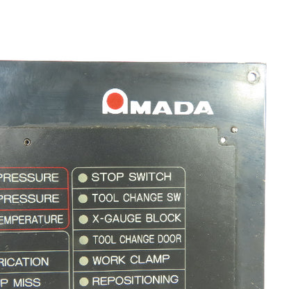 Amada A98L-0001-0634#B A02B-0084-C183 CNC Turret Punch Operator Control Panel