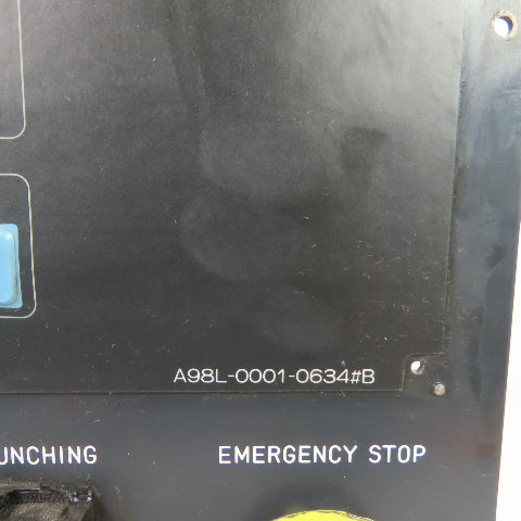 Amada A98L-0001-0634#B A02B-0084-C183 CNC Turret Punch Operator Control Panel