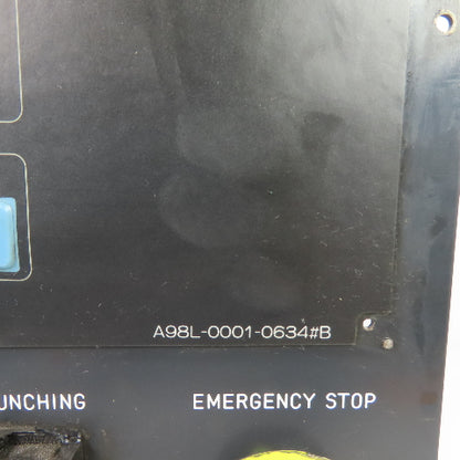 Amada A98L-0001-0634#B A02B-0084-C183 CNC Turret Punch Operator Control Panel