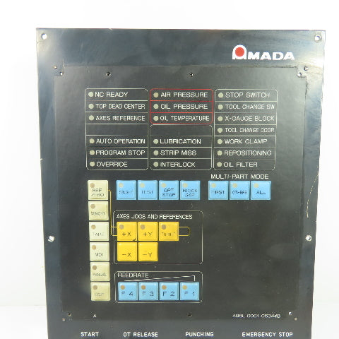 Amada A98L-0001-0634#B A02B-0084-C183 CNC Turret Punch Operator Control Panel