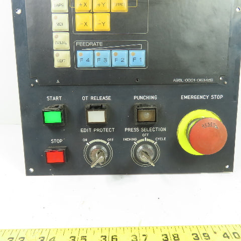 Amada A98L-0001-0634#B A02B-0084-C183 CNC Turret Punch Operator Control Panel