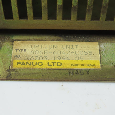 Fanuc A06B-6042-C055 CNC Option Unit Resistor Bank Module