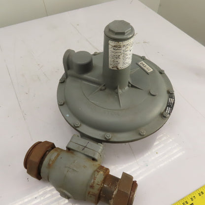 Sensus 243-12-2 2" NPT Gas Pressure Regulator w/ Shutoff Valve 6-14"WC IRV