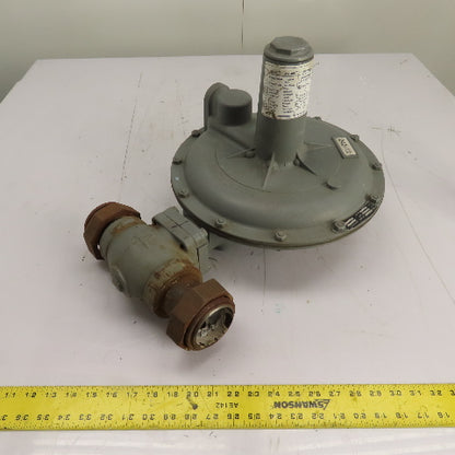 Sensus 243-12-2 2" NPT Gas Pressure Regulator w/ Shutoff Valve 6-14"WC IRV