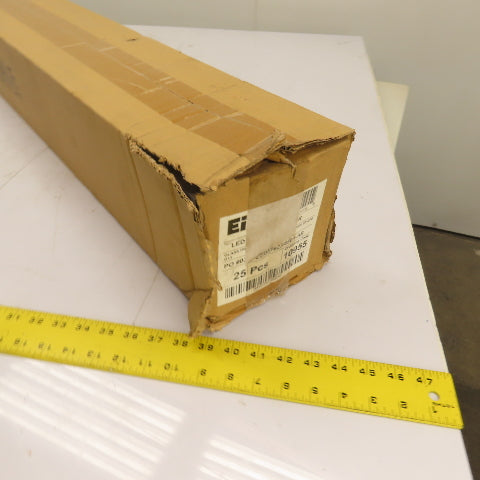 Eiko LED13WT8/48/850-G9DR Glass Direct Fit 4' LED Tube 13W-2200LM Lot Of 25